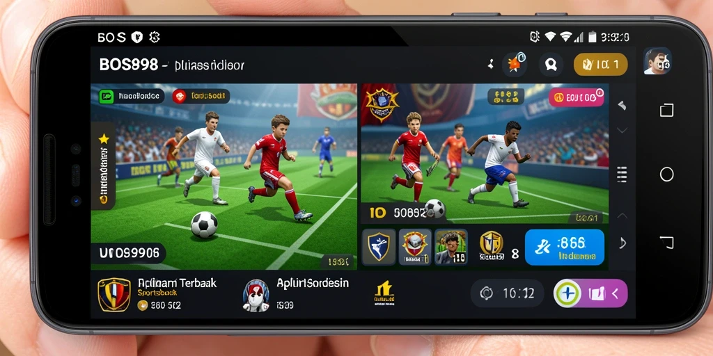 Screenshot gameplay Sportsbook dengan berbagai pilihan taruhan.