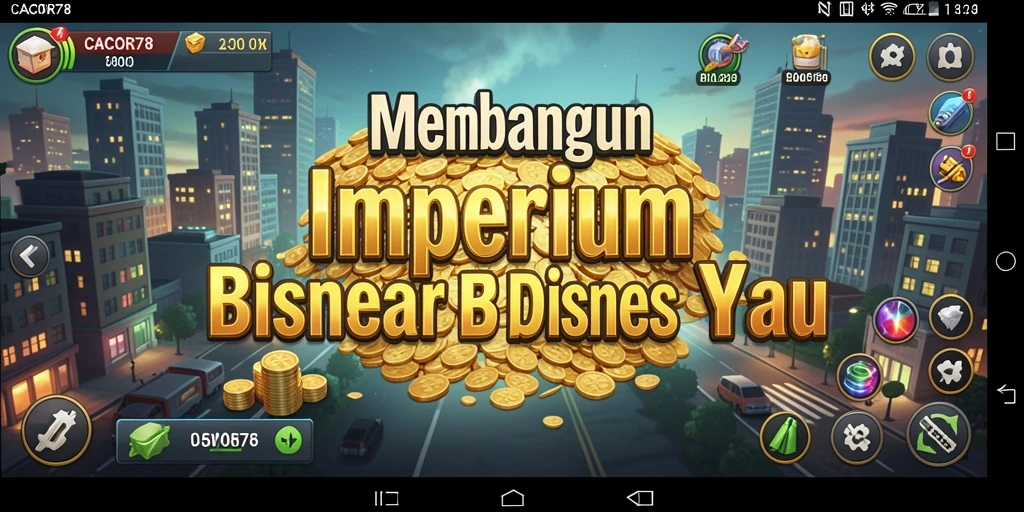 Tangkapan layar menampilkan gameplay menarik CACOR78 yang penuh strategi Tycoon.