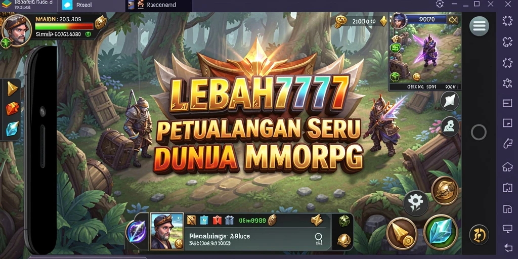 Gameplay seru dalam LEBAH777 dengan pemandangan yang menakjubkan.