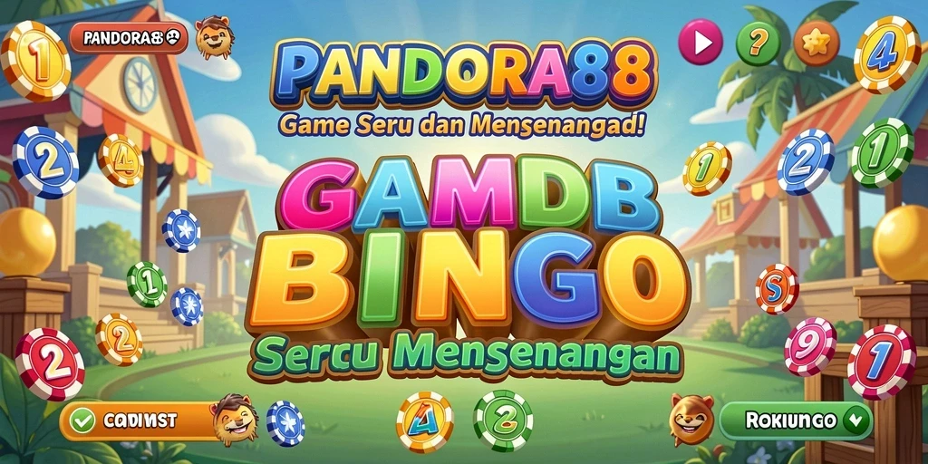 Tampilan seru gameplay game Bingo PANDORA88.