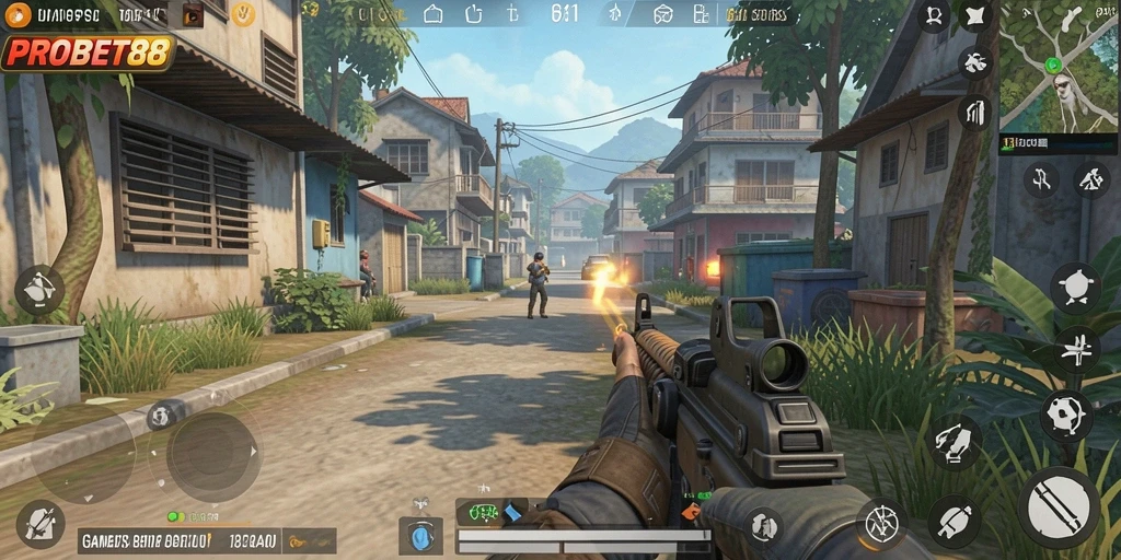 Tampilan menegangkan dari gameplay PROBET88 yang memukau.