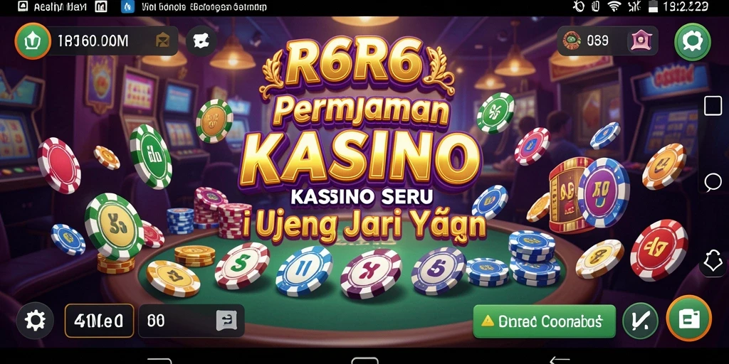 Gameplay R6R6 menampilkan suasana kasino yang autentik dengan grafis menawan.