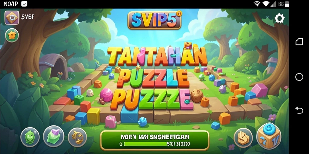 Screenshot gameplay SVIP5 menampilkan tantangan Puzzle yang menarik.