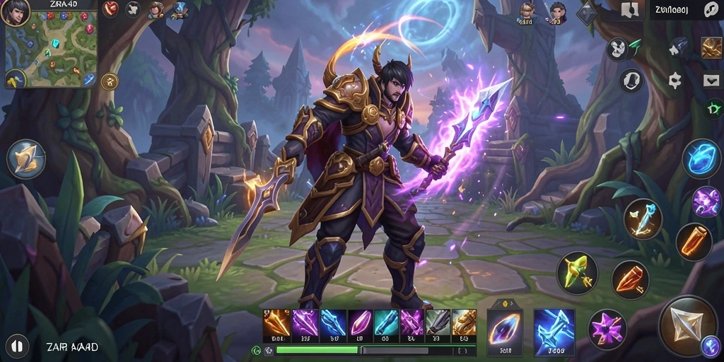 Screenshot menampilkan aksi mendebarkan dalam petualangan ARPG ZARA4D.