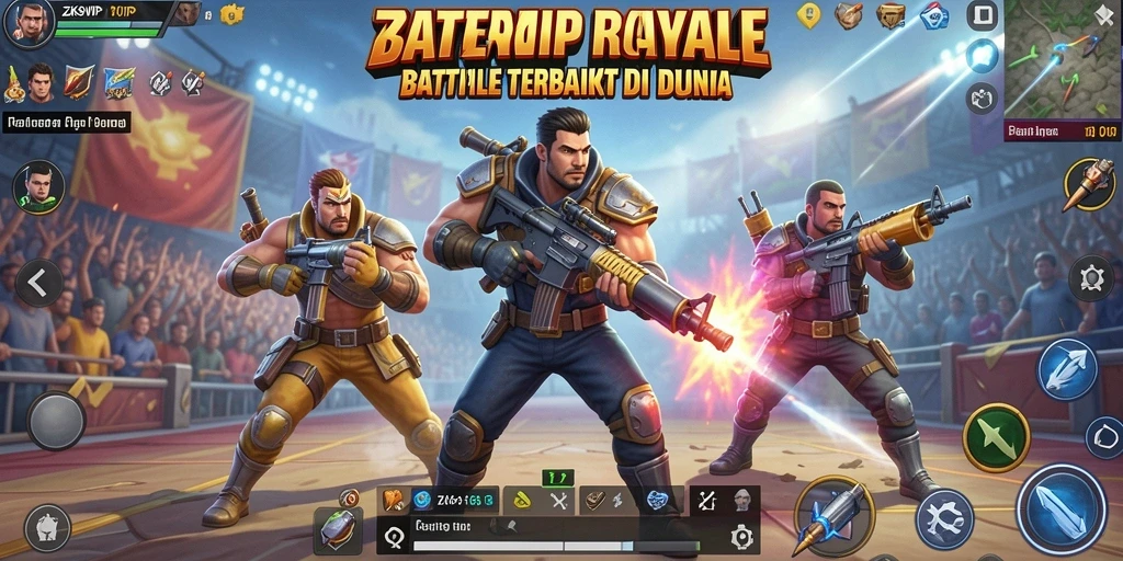 Gameplay seru dalam ZK9VIP menunjukkan aksi pertempuran intens.